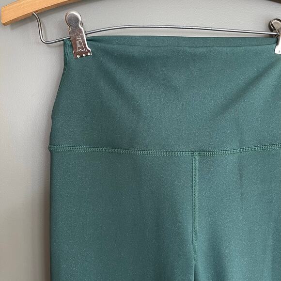 Carbon38 Shine Powder 7/8 Leggings Evergreen Size XS High Waisted Shimmer Gym - Picture 8 of 16